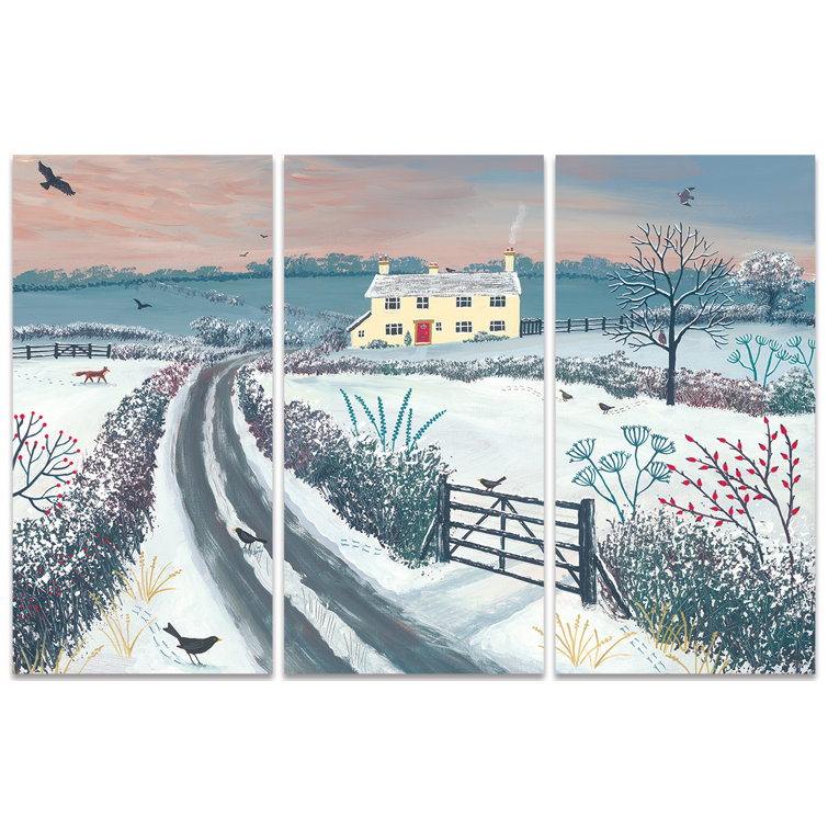East Urban Home Jo Grundy 3 Piece Art Prints on Canvas Wayfair.co.uk